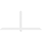 Ekena Millwork Eugene Architectural Grade PVC Gable Bracket, 84"W x 38 1/2"H x 2"D x 4"F, 11/12 Pitch GBP084X39X0204EUG00 - alternate 4